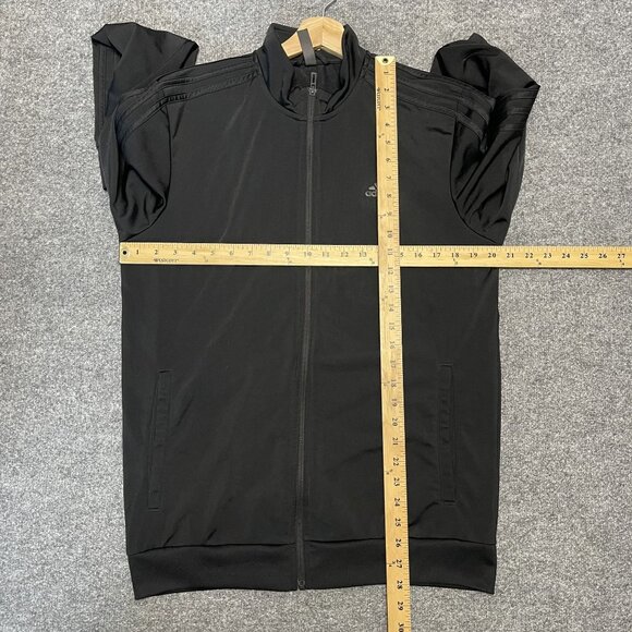 Adidas Primegreen 3 Stripe Mens Black Track Jacket Zip-Up M - Picture 7 of 7